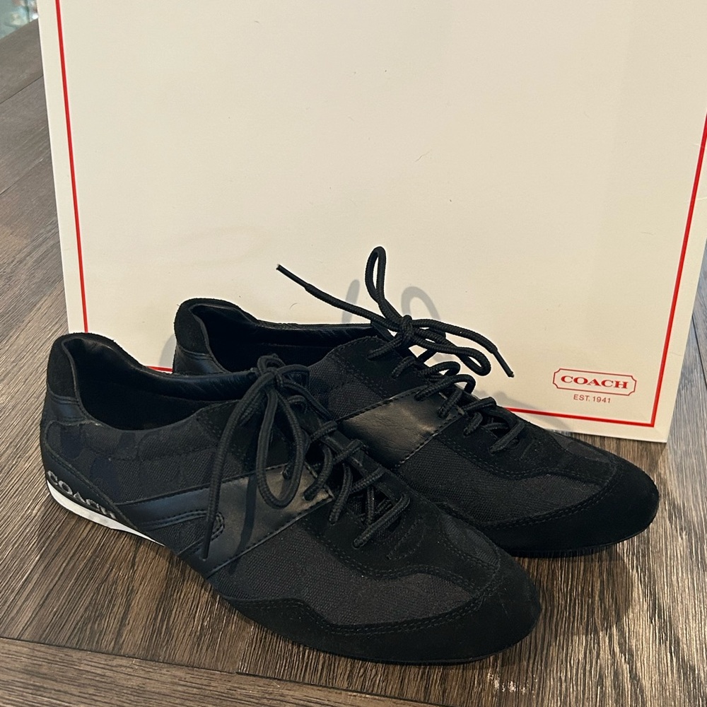 BTWOT Black signature C Coach Sneakers